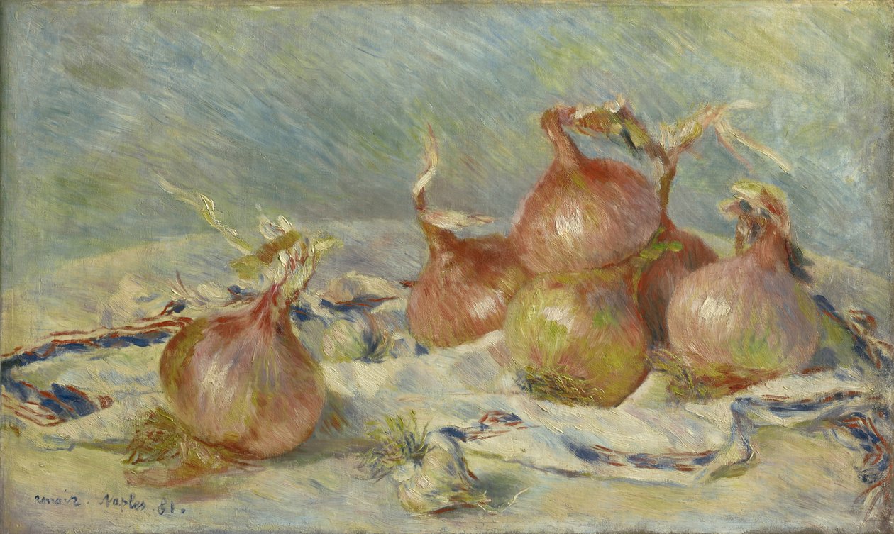 洋葱，1881年 作者 皮埃尔·奥古斯特·雷诺阿