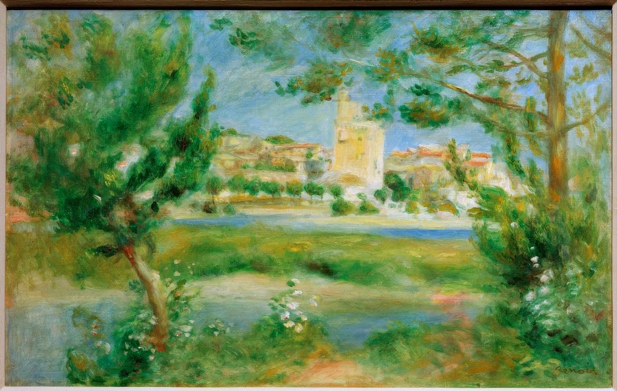 Villeneuveles  - 阿维尼翁 作者 皮埃尔·奥古斯特·雷诺阿