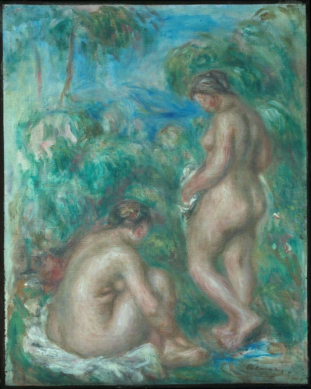 女人洗澡 作者 皮埃尔·奥古斯特·雷诺阿