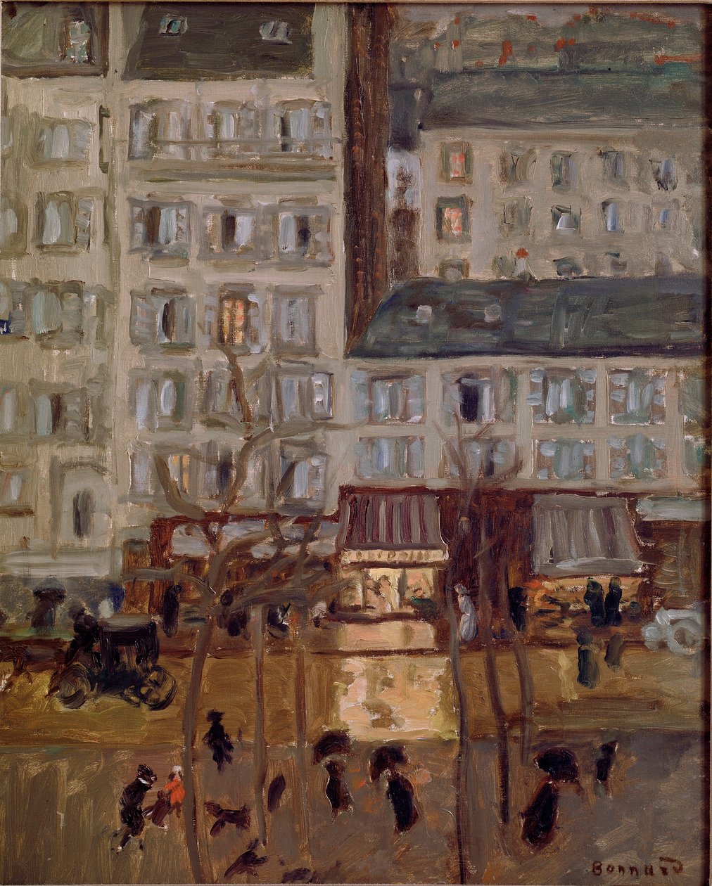 Boulevard de Clichy 画作 Pierre Bonnard (1867-1947) 1904 布鲁塞尔，收藏博士。 G. 戴尔曼斯 作者 皮埃尔·邦纳德