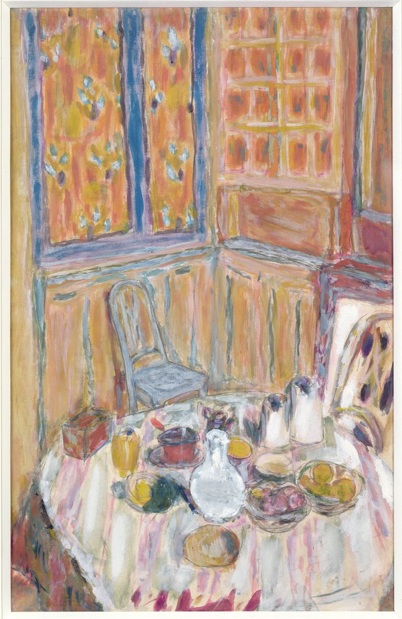 餐厅角落，c.1930 作者 皮埃尔·邦纳德