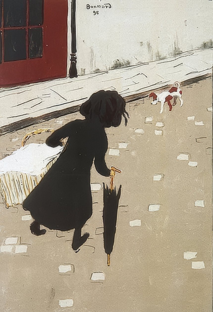 小衣服。 1896年 作者 皮埃尔·邦纳德