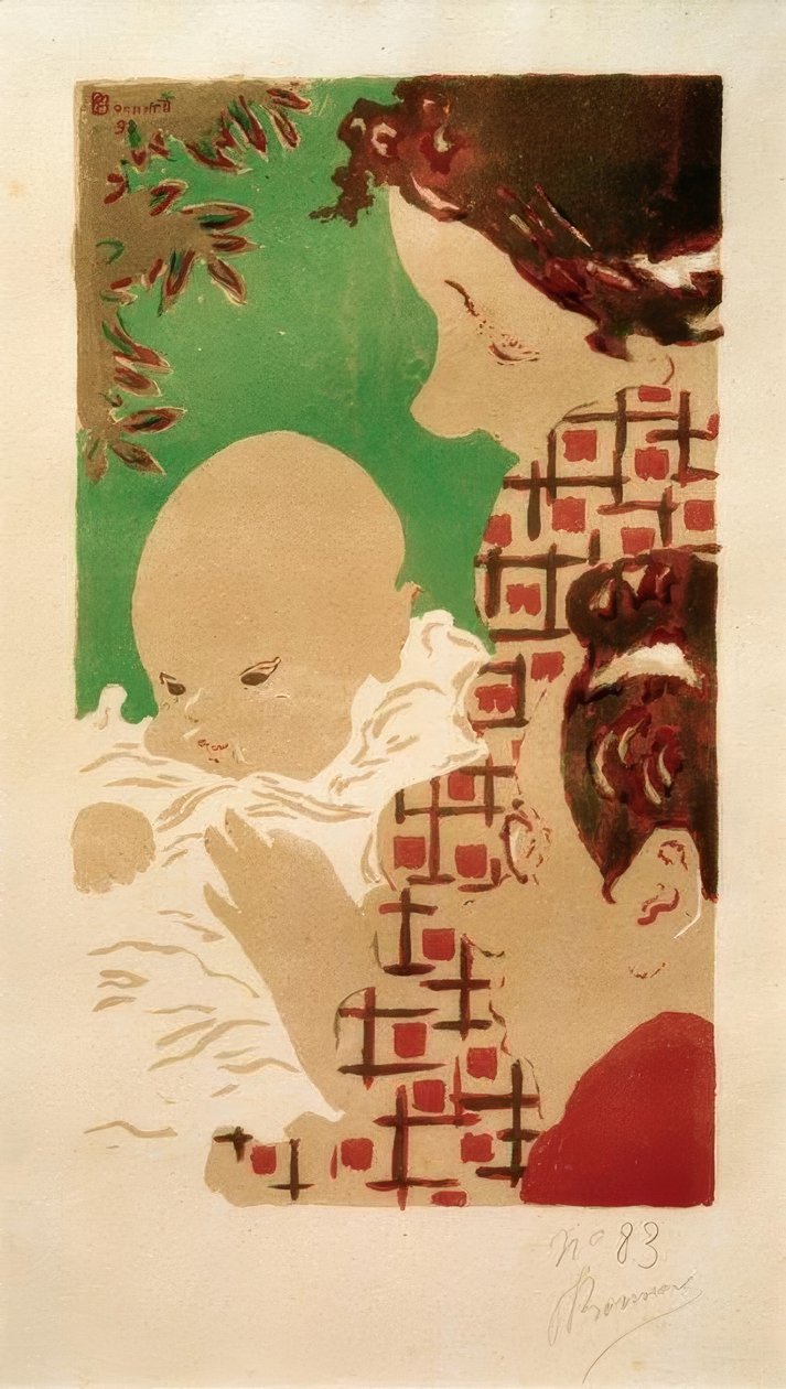 家庭场景 作者 皮埃尔·邦纳德