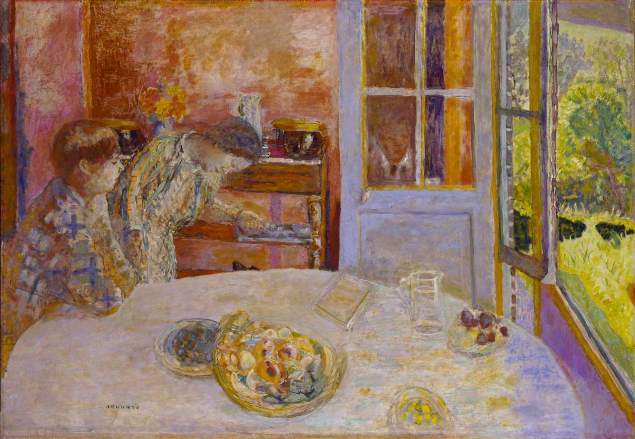食堂，弗农，c。 1925年。 作者 皮埃尔·邦纳德