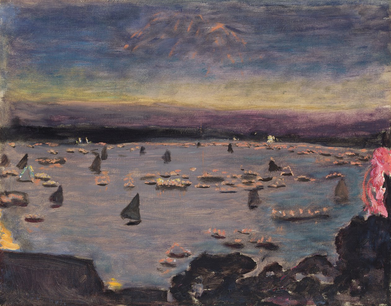1913年在外阿尔斯特的灯笼游行 作者 皮埃尔·邦纳德