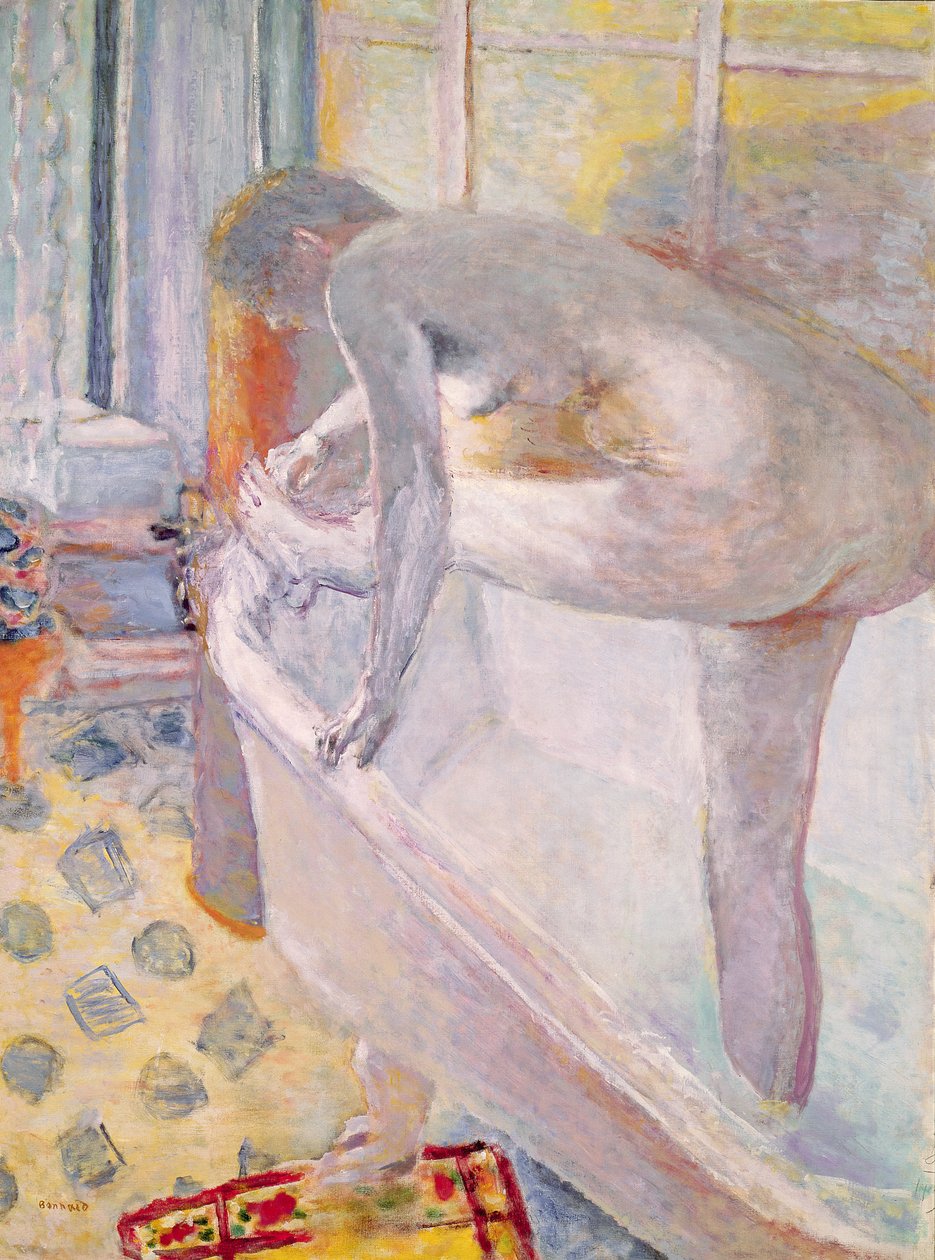 浴缸里的大裸体，1924年 作者 皮埃尔·邦纳德