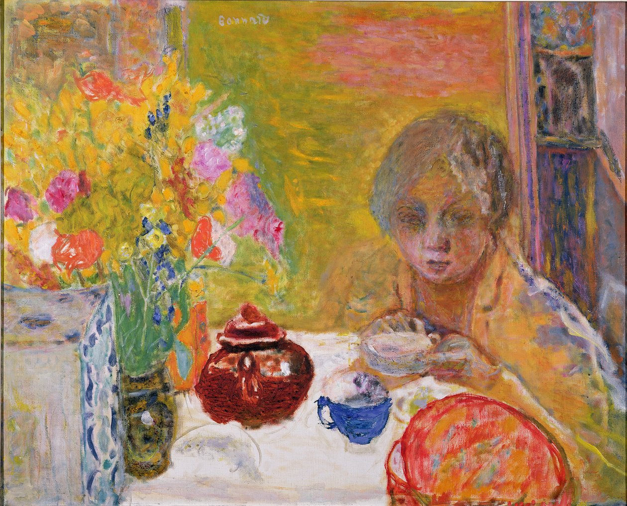 早餐，1932年 作者 皮埃尔·邦纳德