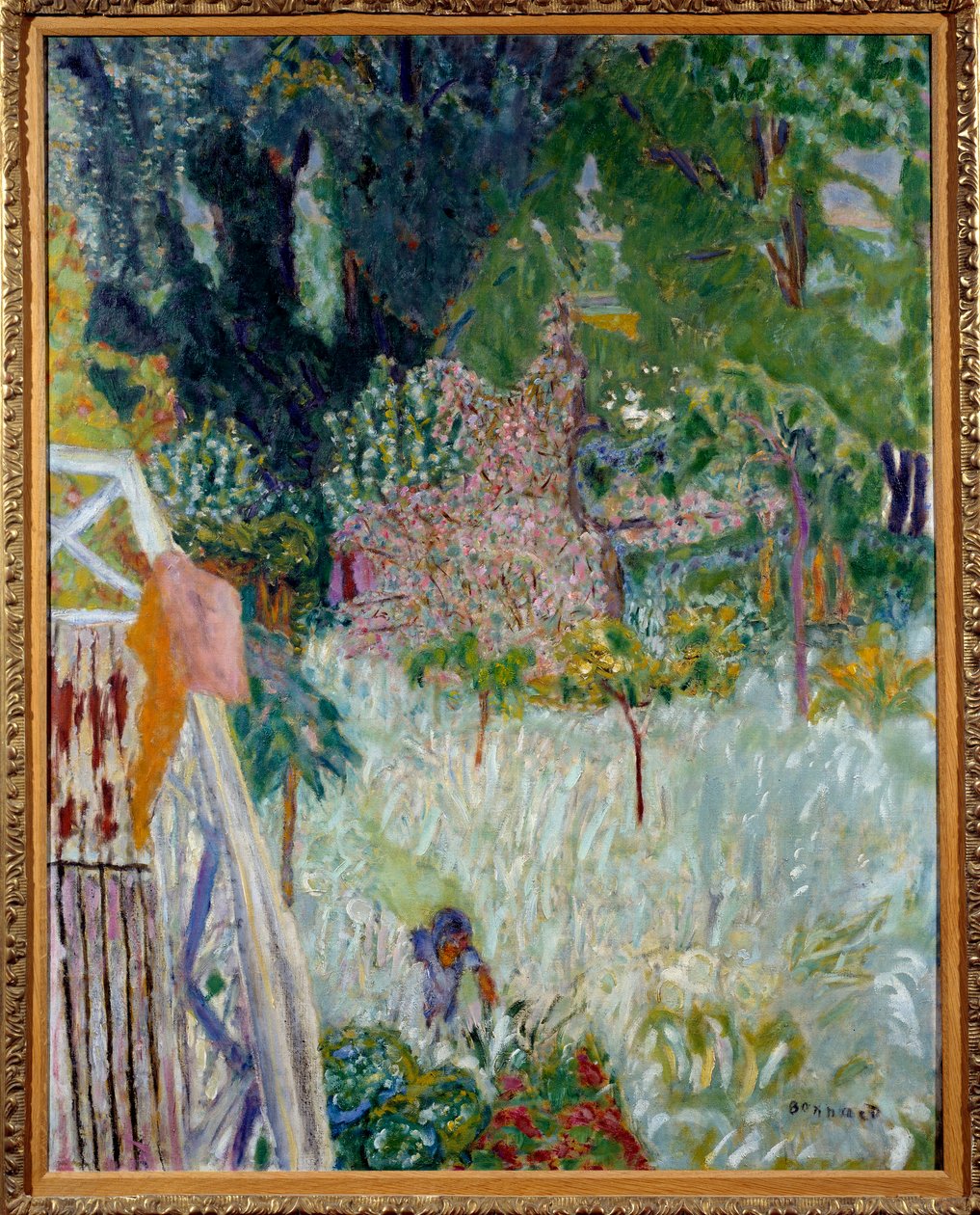 Le apple mier floral ou balcon Vernonet 画作：Pierre Bonnard (1867-1947) 1920 Dim. 1x0,8 m Brest musee des Beaux Arts 作者 皮埃尔·邦纳德