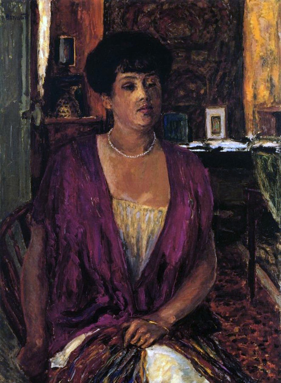 Claude Anet女士，1910年 作者 皮埃尔·邦纳德