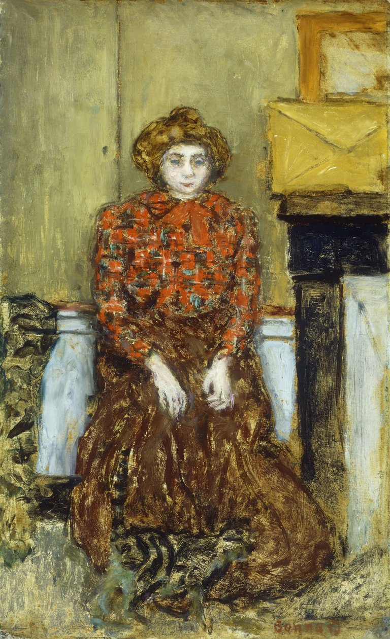 Marthe，约1896年（船上有油） 作者 皮埃尔·邦纳德