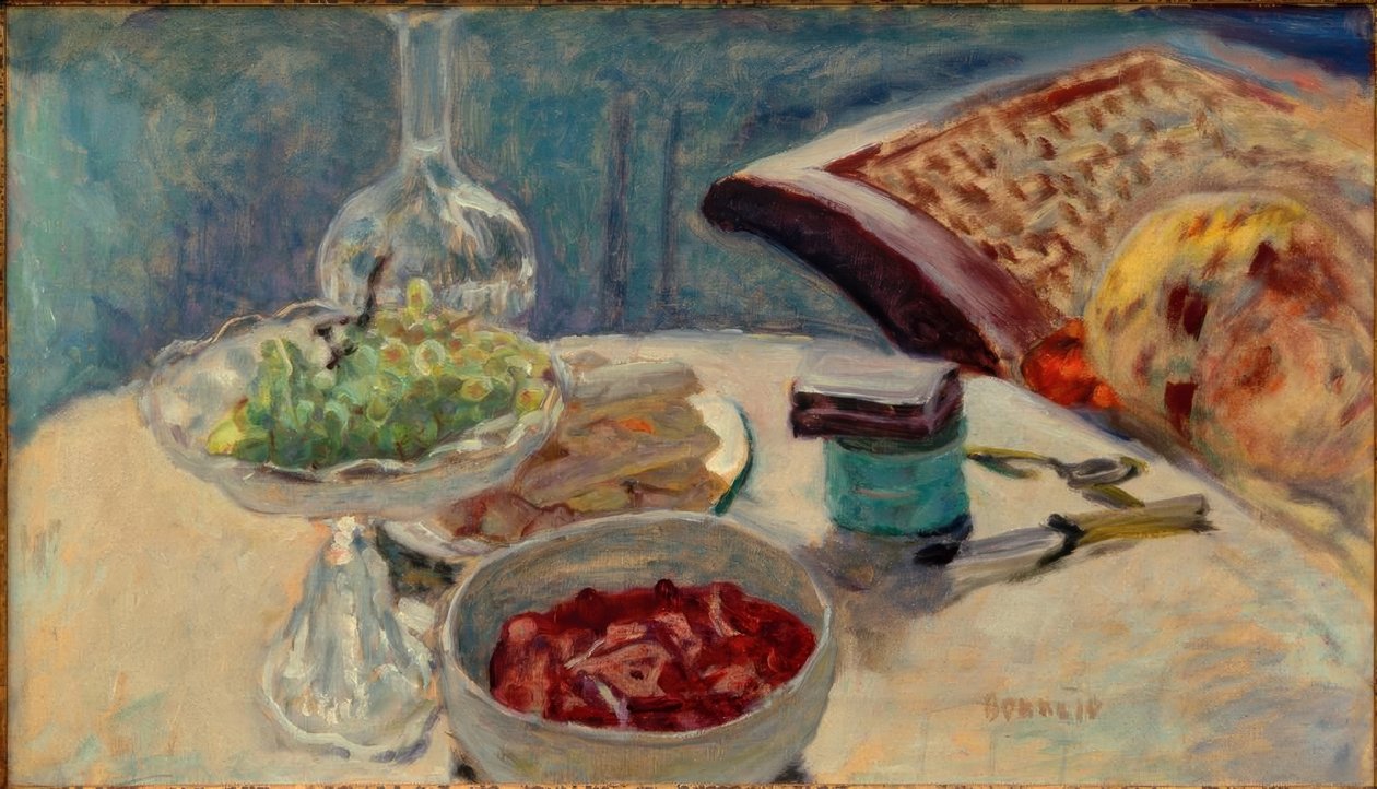 面对静物（Marthe Bonnard） 作者 皮埃尔·邦纳德