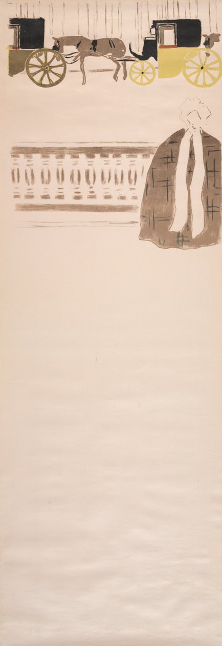 护女长廊，马车带，1895年。 作者 皮埃尔·邦纳德
