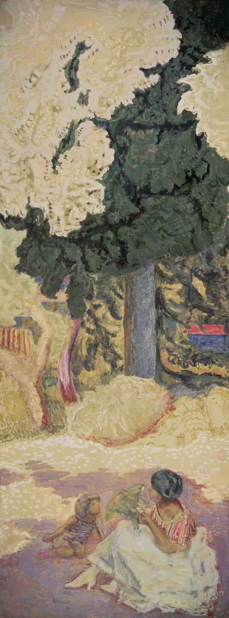 在地中海（三联画），1911年 作者 皮埃尔·邦纳德