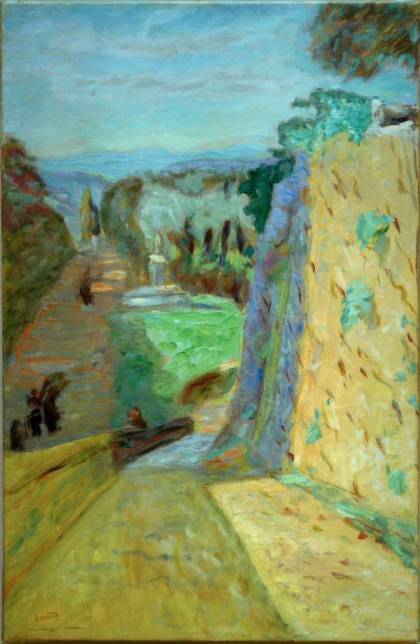 风景，Le Cannet的小巷 作者 皮埃尔·邦纳德