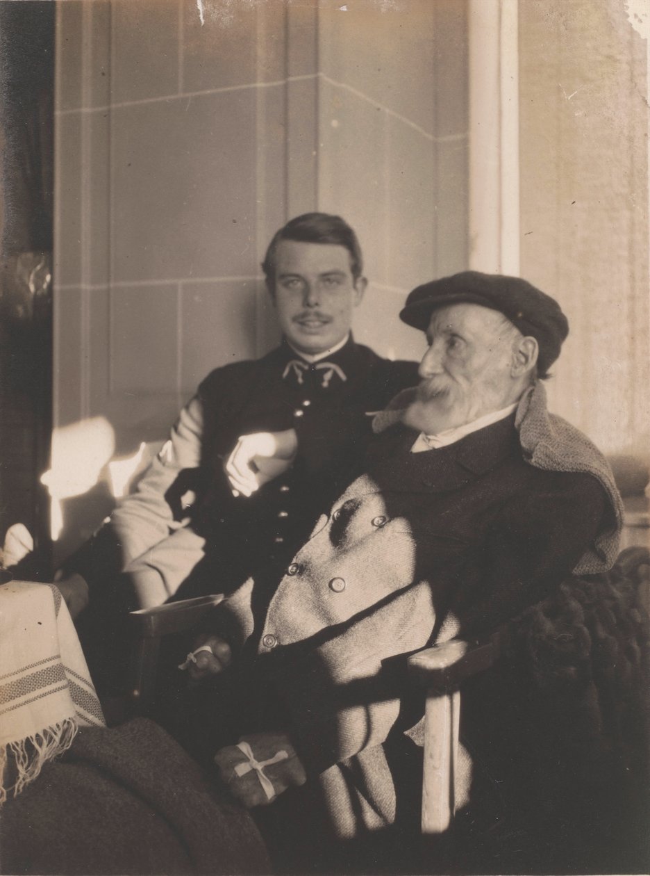 Pierre-Auguste和Jean Renoir，c。 1916年。 作者 皮埃尔·邦纳德