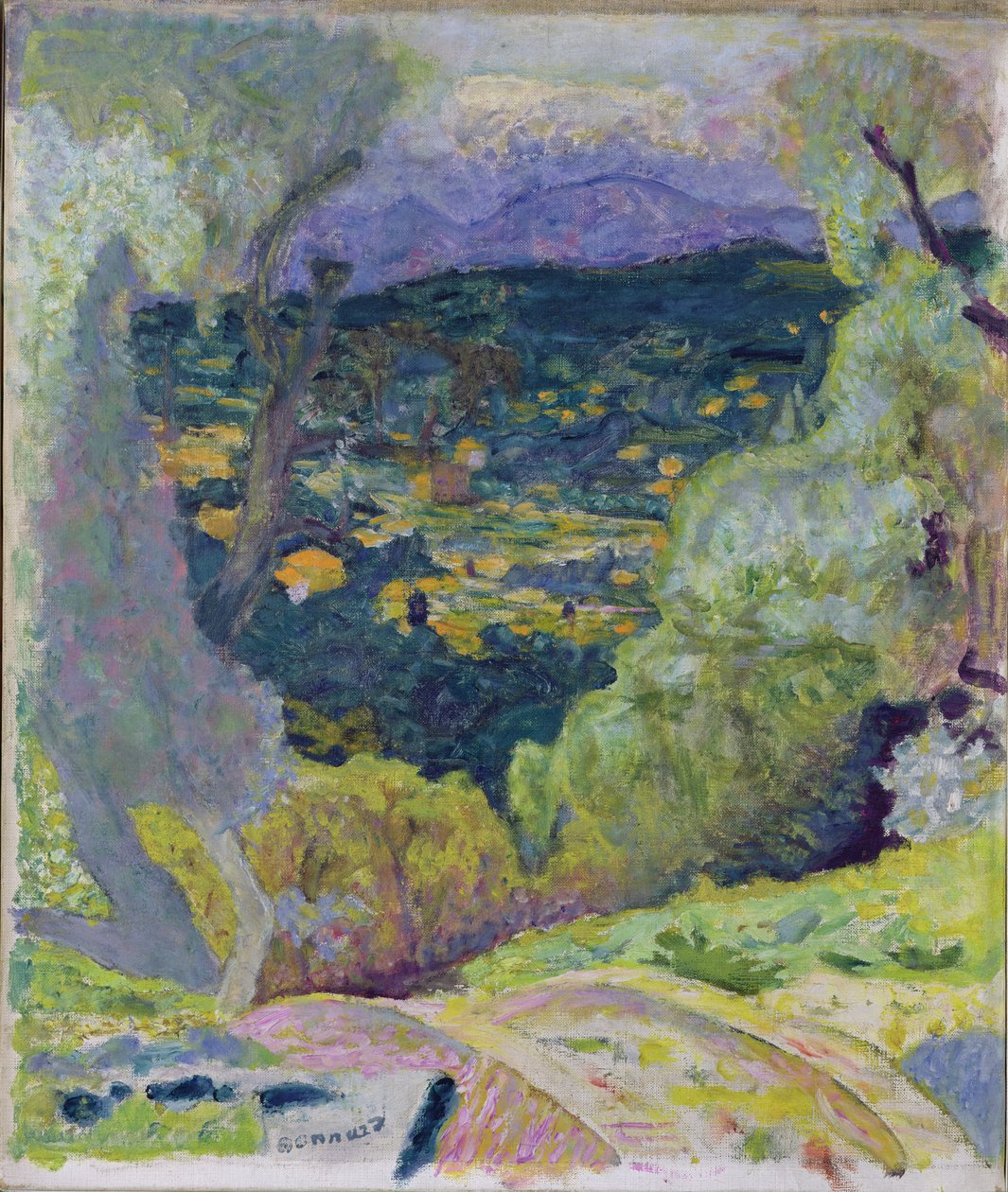 Southern Setting，Le Cannet，c.1929 作者 皮埃尔·邦纳德