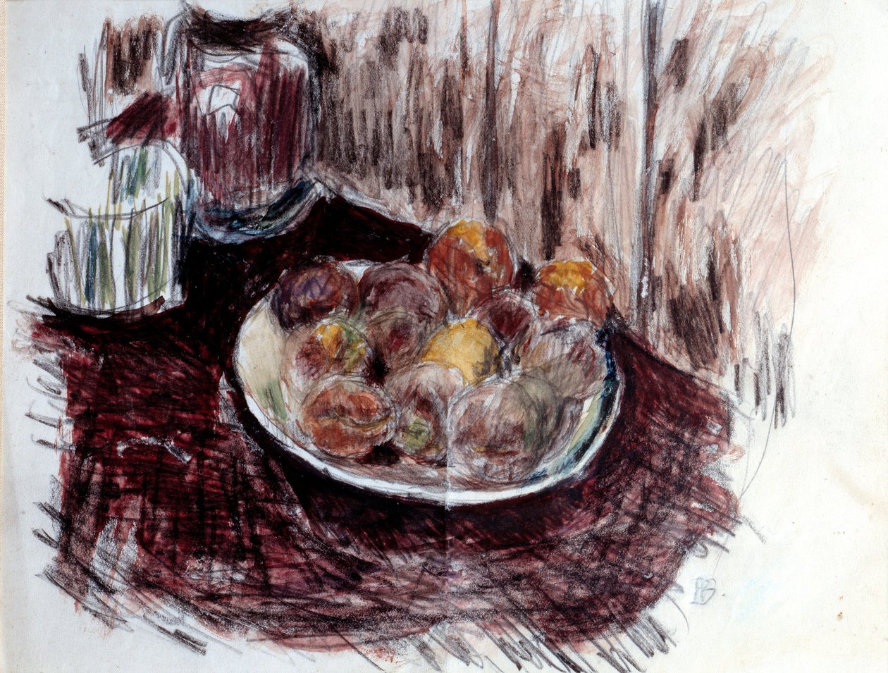 皮埃尔-博纳尔（1867-1947）的静物画，20世纪 私人收藏 作者 皮埃尔·邦纳德