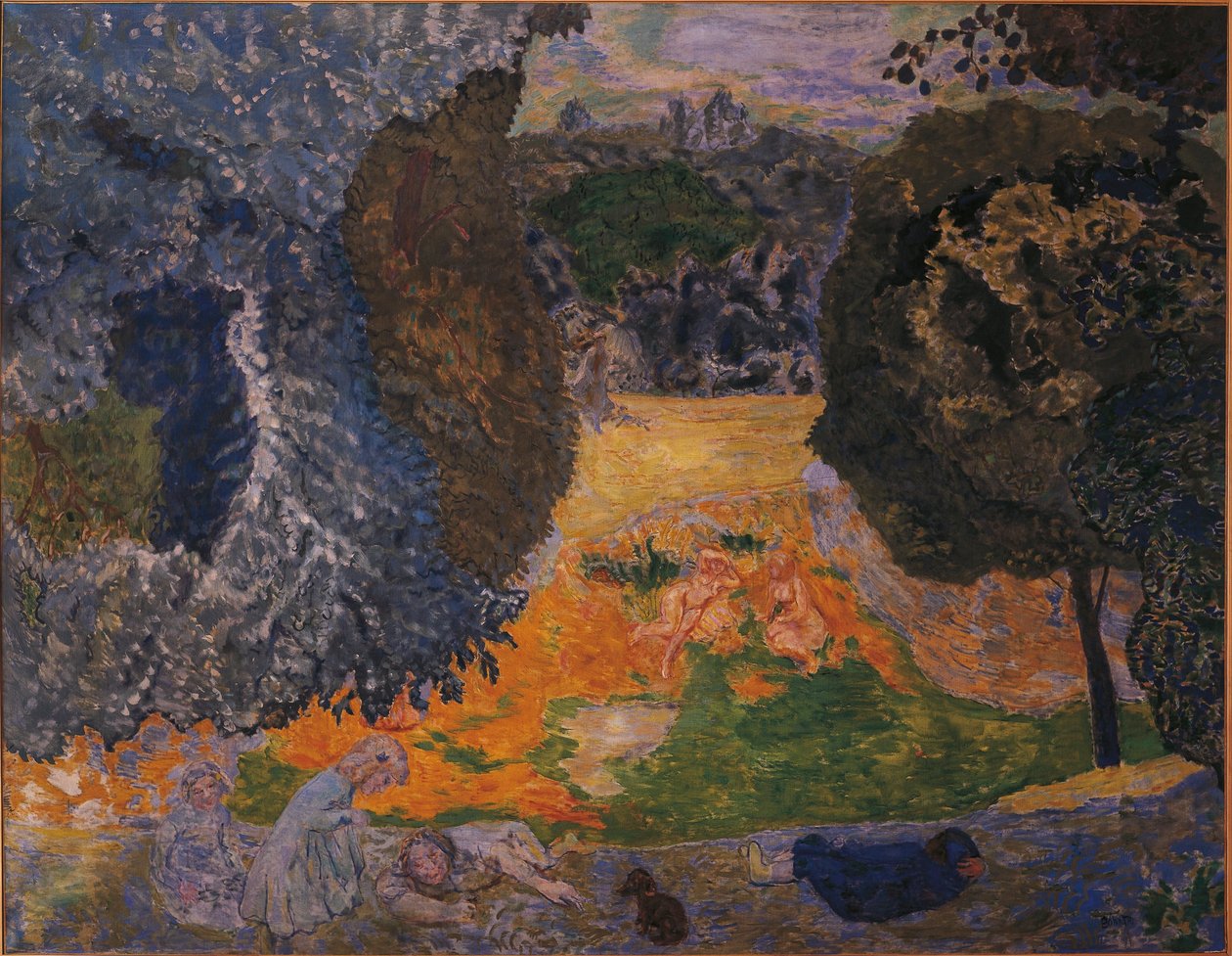 1917 年夏天（布面油画） 作者 皮埃尔·邦纳德