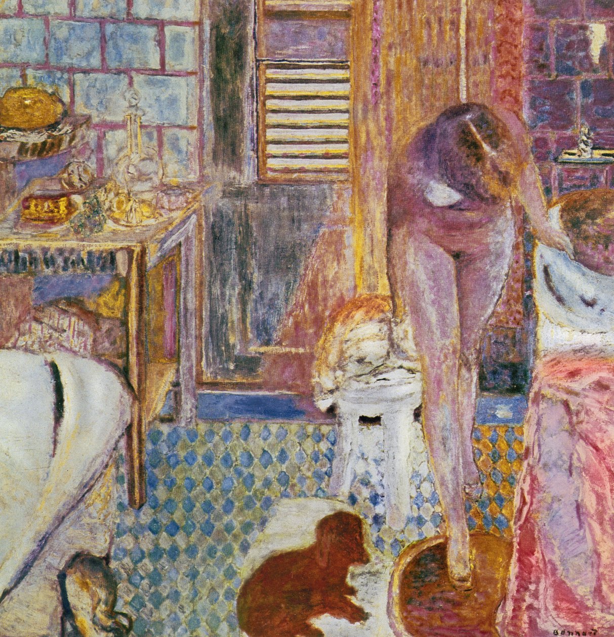浴室，1932年 作者 皮埃尔·邦纳德