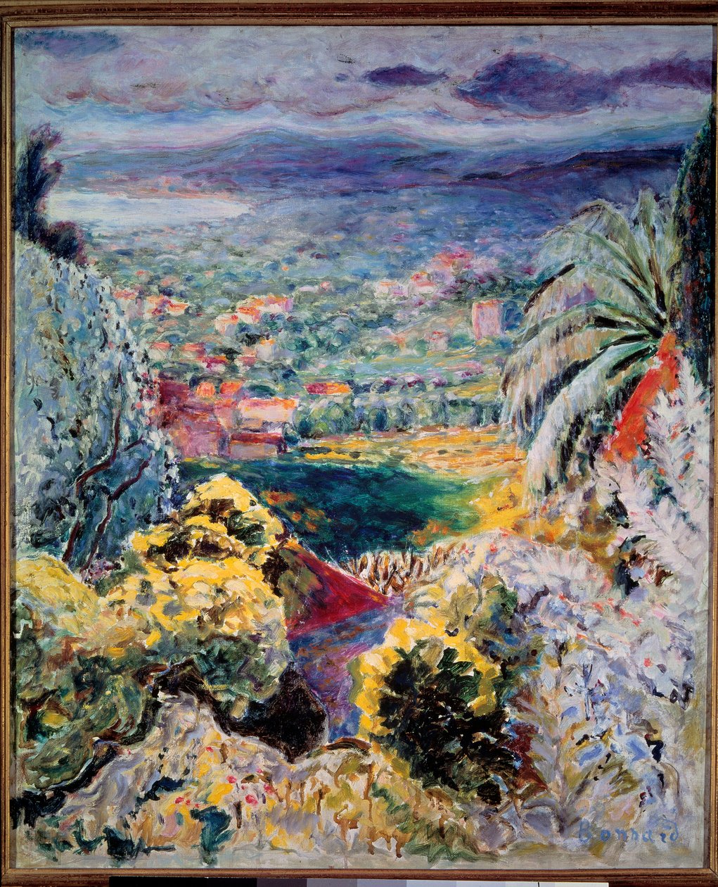 戛纳电影节或戛纳湾 1935 作者 皮埃尔·邦纳德