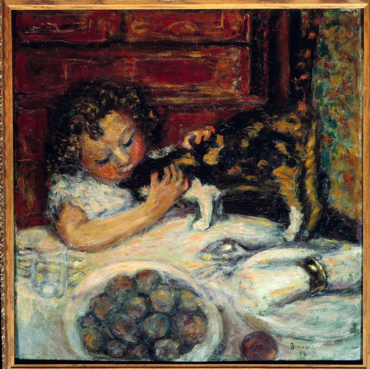 The Little Girl with the Cat 作者 皮埃尔·邦纳德