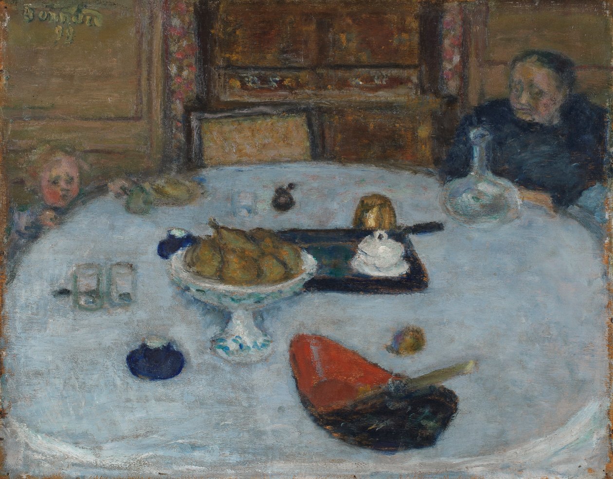 这顿饭，1899年 作者 皮埃尔·邦纳德