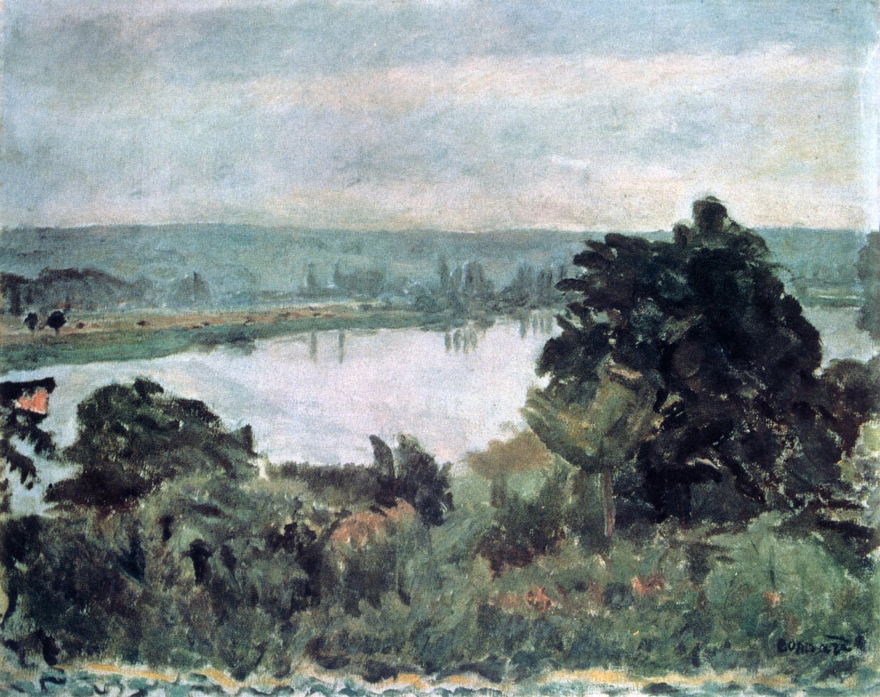 弗农附近的Siene，c1911 作者 皮埃尔·邦纳德