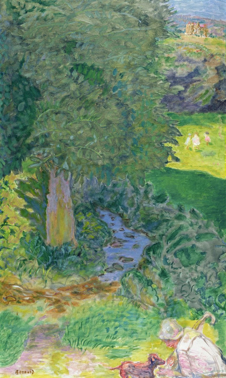 The Stream，c.1916 作者 皮埃尔·邦纳德