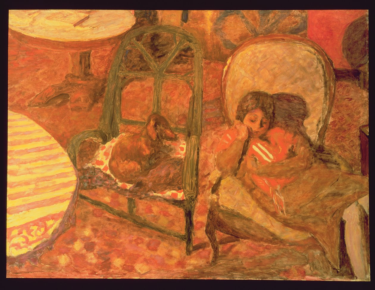 守夜，1921年 作者 皮埃尔·邦纳德