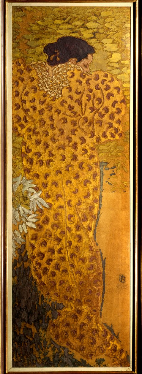 Pierre Bonnard (1867-1947) 1892 年 Nabis Dim 在织物上作画的浴袍。 1,5x0,5 m 巴黎，奥赛博物馆 作者 皮埃尔·邦纳德