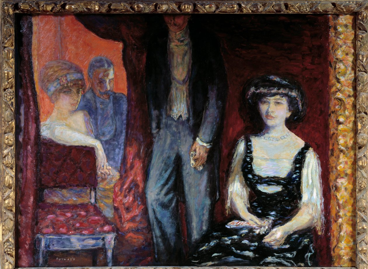 更衣室。 皮埃尔·博纳尔 (1867-1947) 的画作 作者 皮埃尔·邦纳德