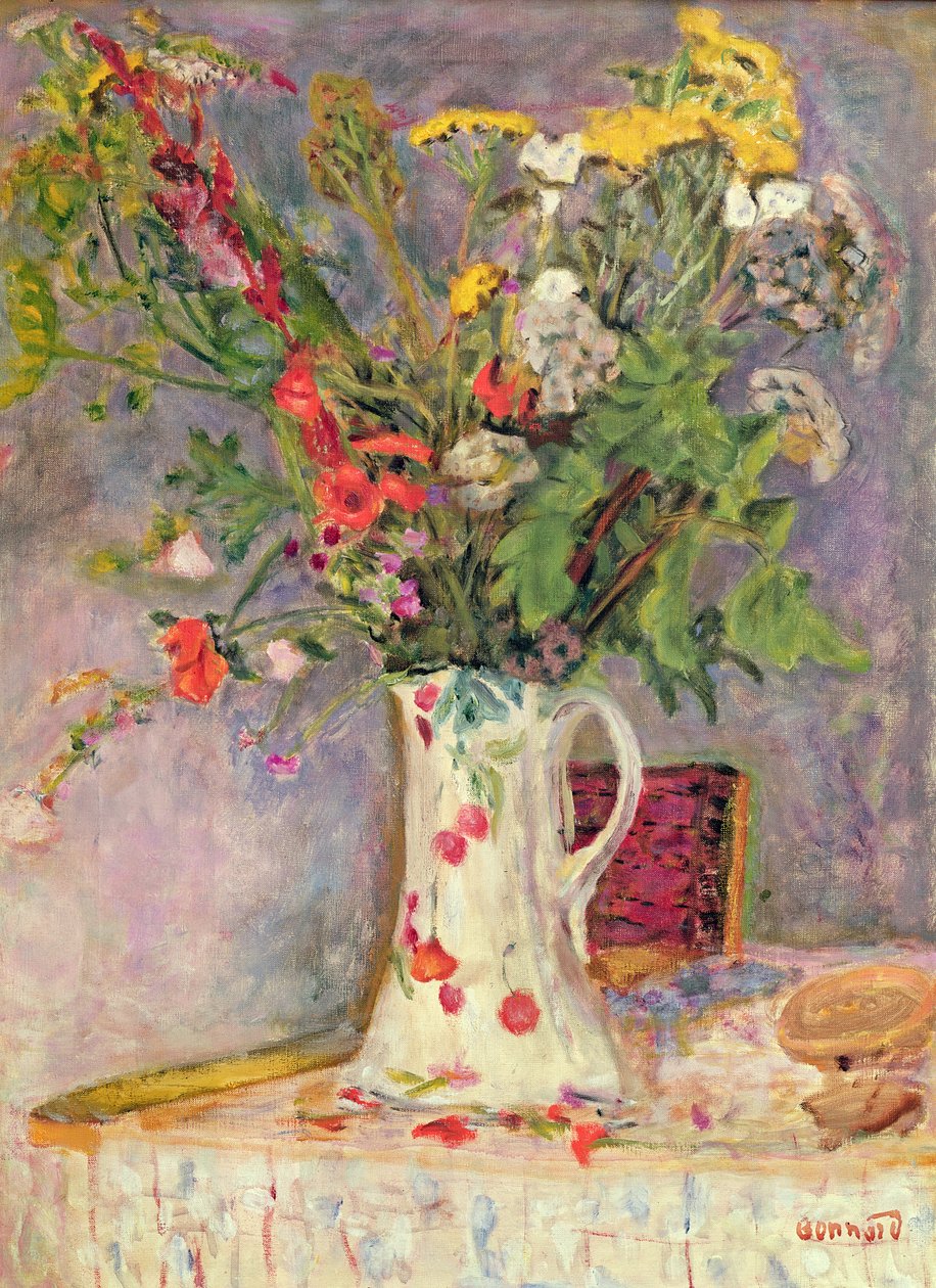 野花，1916年 作者 皮埃尔·邦纳德