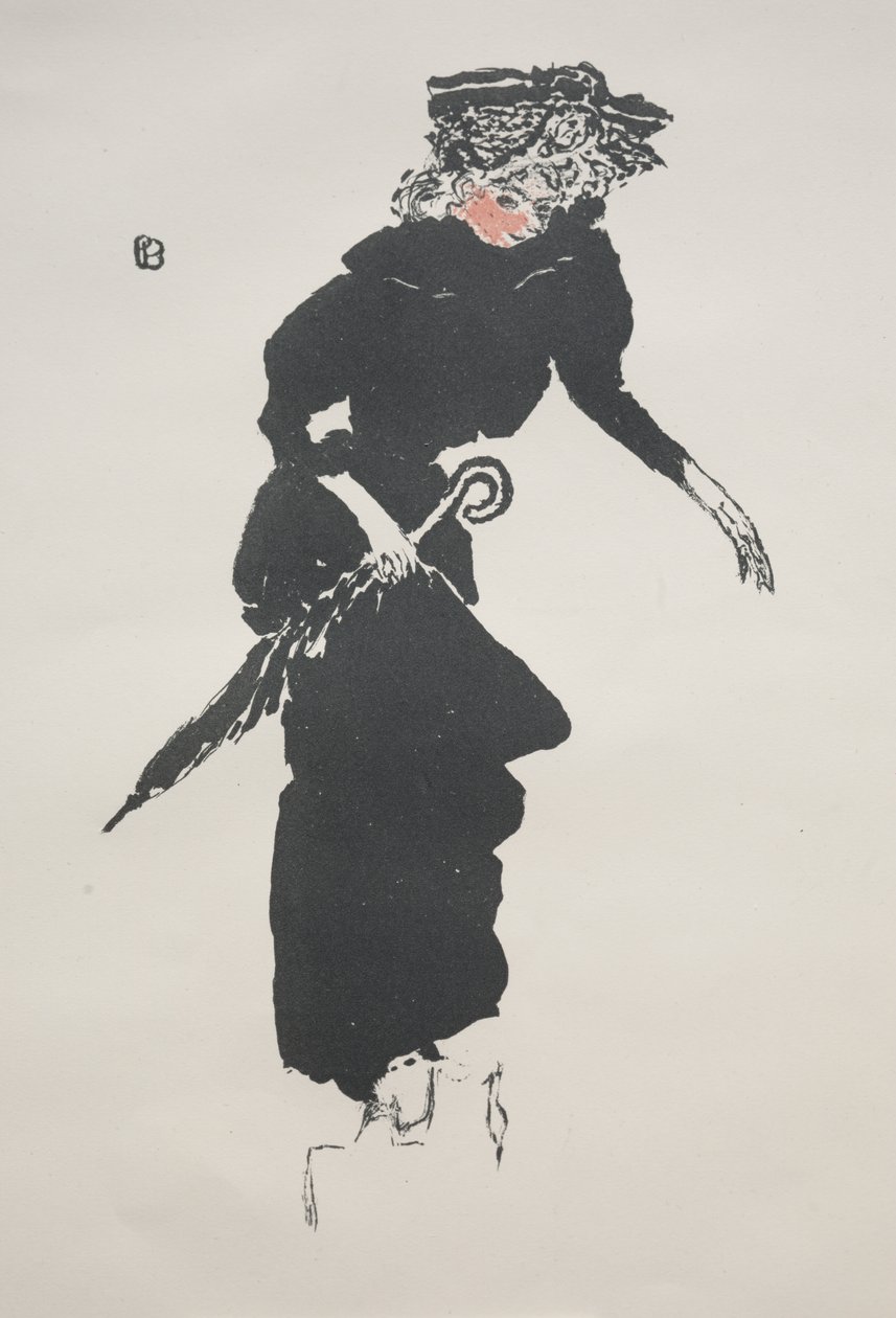 撑伞的女人 作者 皮埃尔·邦纳德