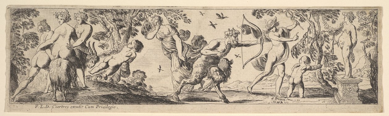 Bacchanal, 1615-42. 作者 皮埃尔·布雷比耶特