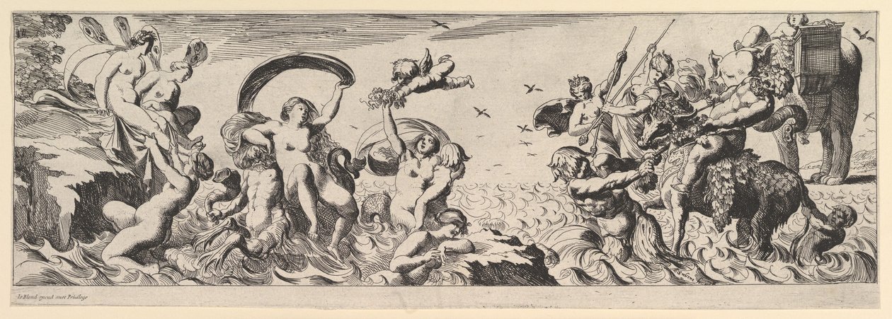Bacchanal，17世纪。 作者 皮埃尔·布雷比埃特