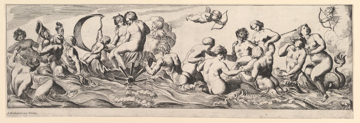 Bacchanal，17世纪。 作者 皮埃尔·布雷比耶特