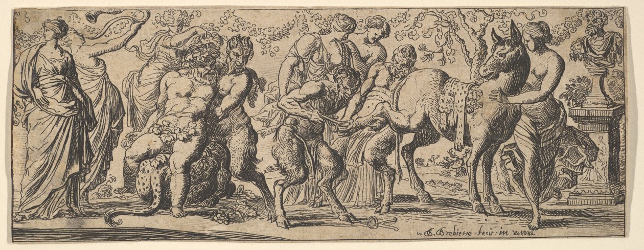 Bacchanal, 1610-42. 作者 皮埃尔·布雷比耶特