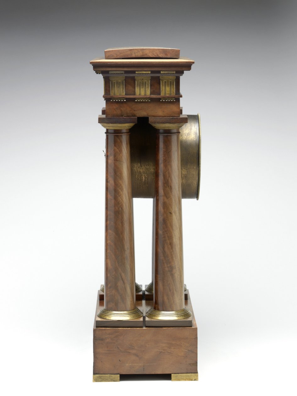 十进制时钟，c.1798-1805（松木，黄铜和珐琅） 作者 皮埃尔·丹尼尔·德斯蒂尼（Pierre Daniel Destigny）