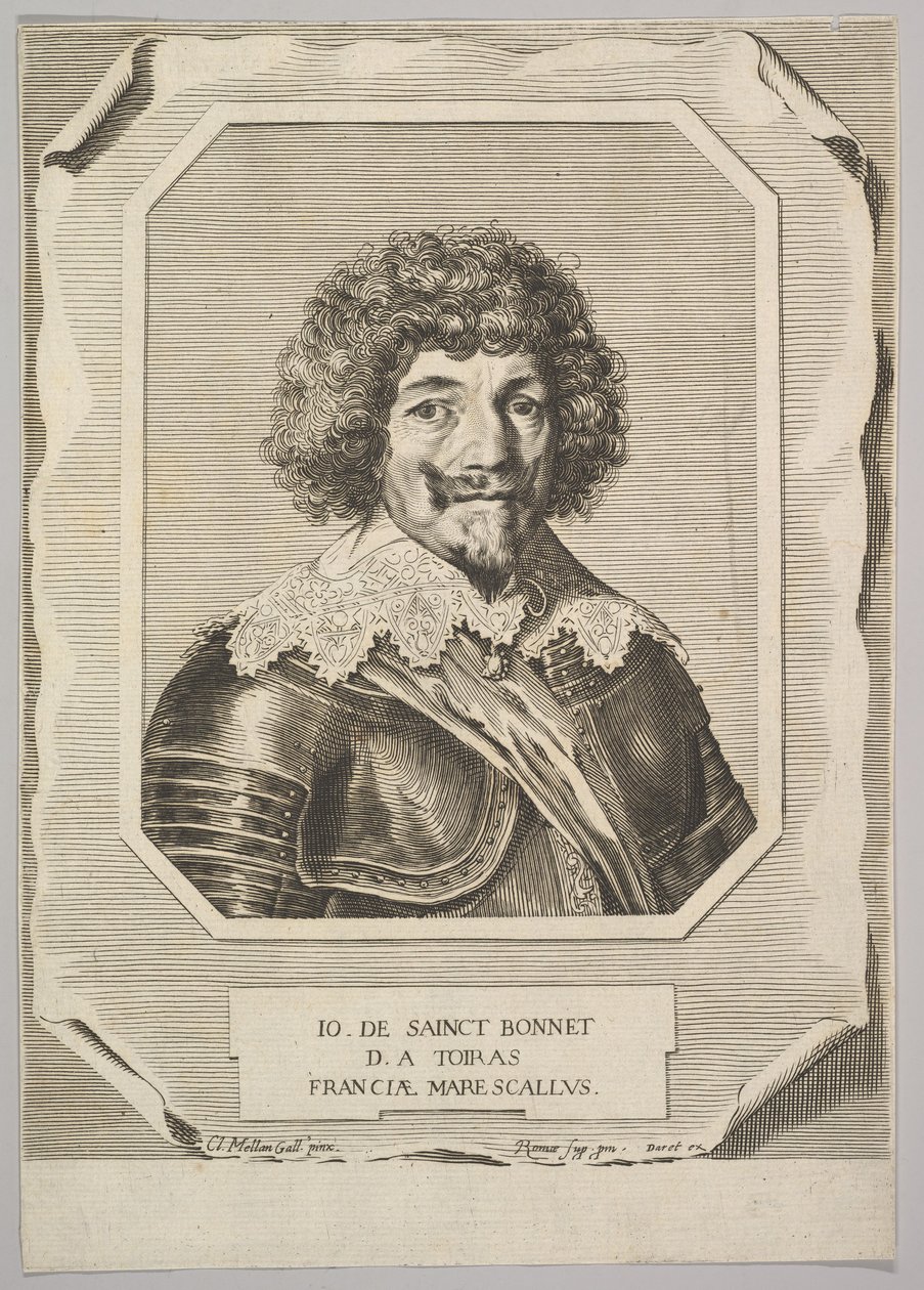 Jean de Saint-Bonnet，Toiras侯爵。 作者 皮埃尔·达雷特