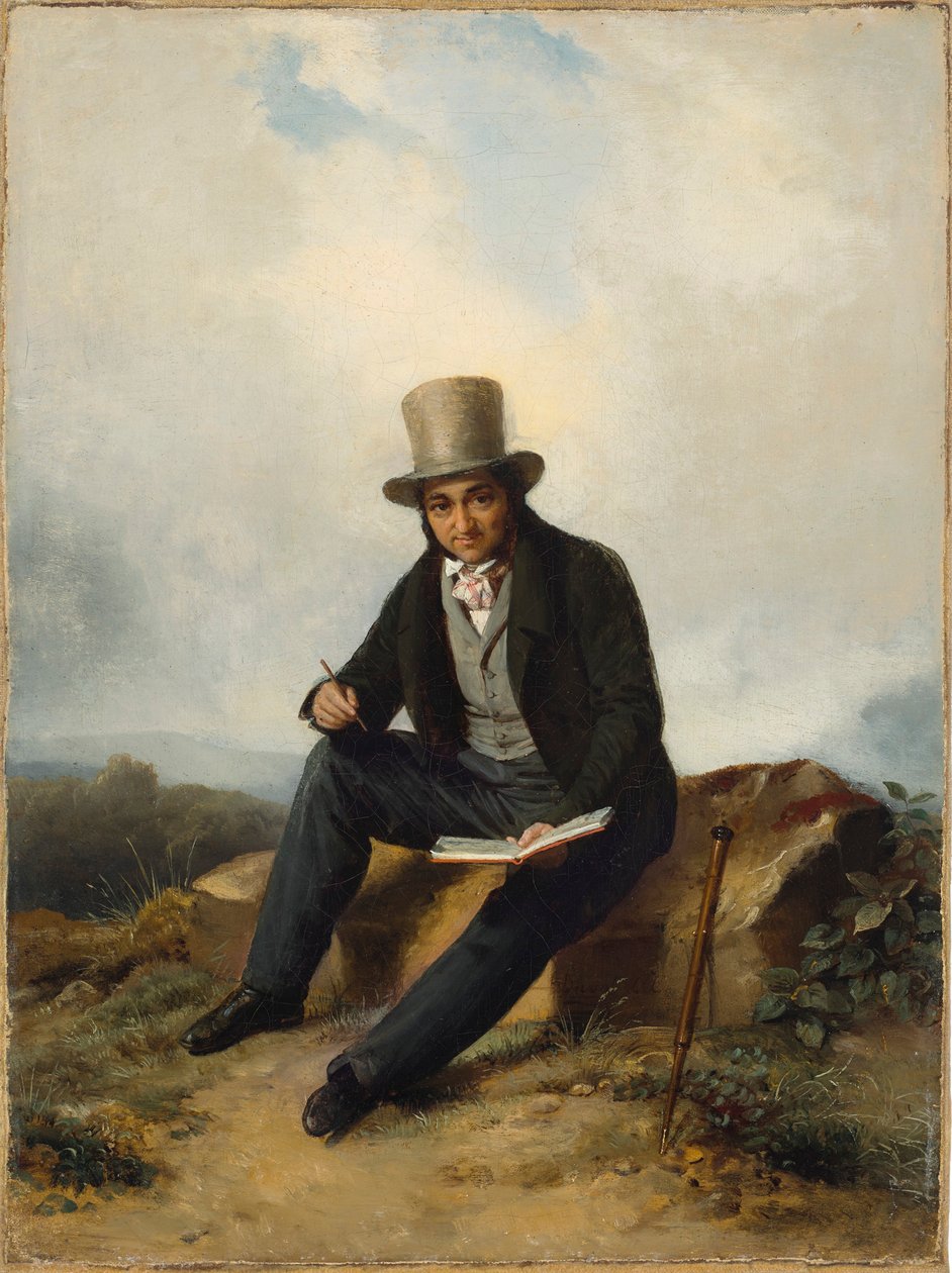 André Jolivard 1787-1851的肖像。 作者 皮埃尔·杜瓦尔·勒·加缪