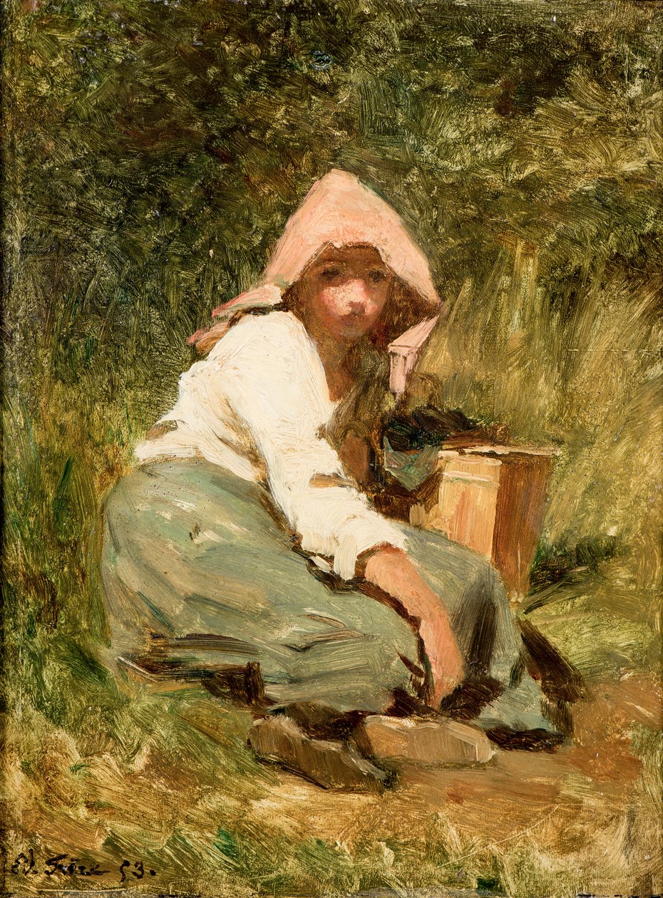A Girl 作者 皮埃尔·爱德华·弗雷尔