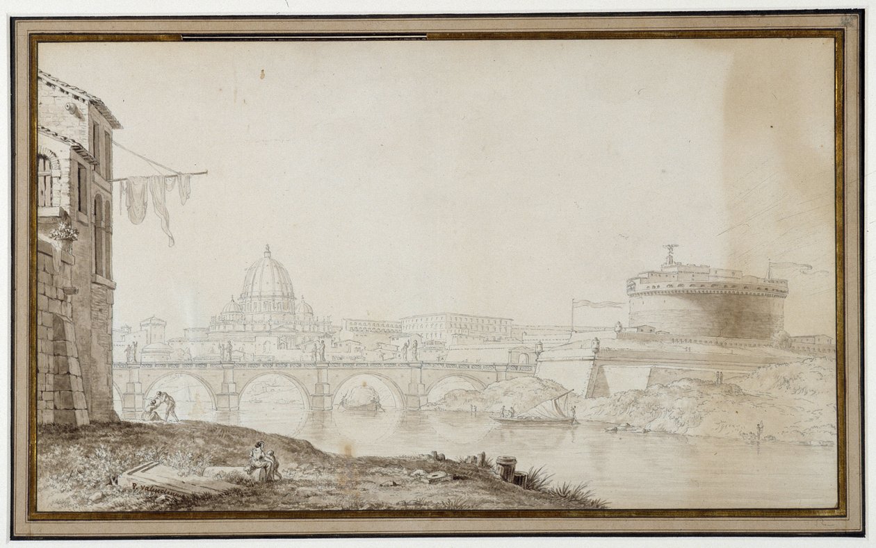 View of the Chateau Saint Ange (Castel Sant