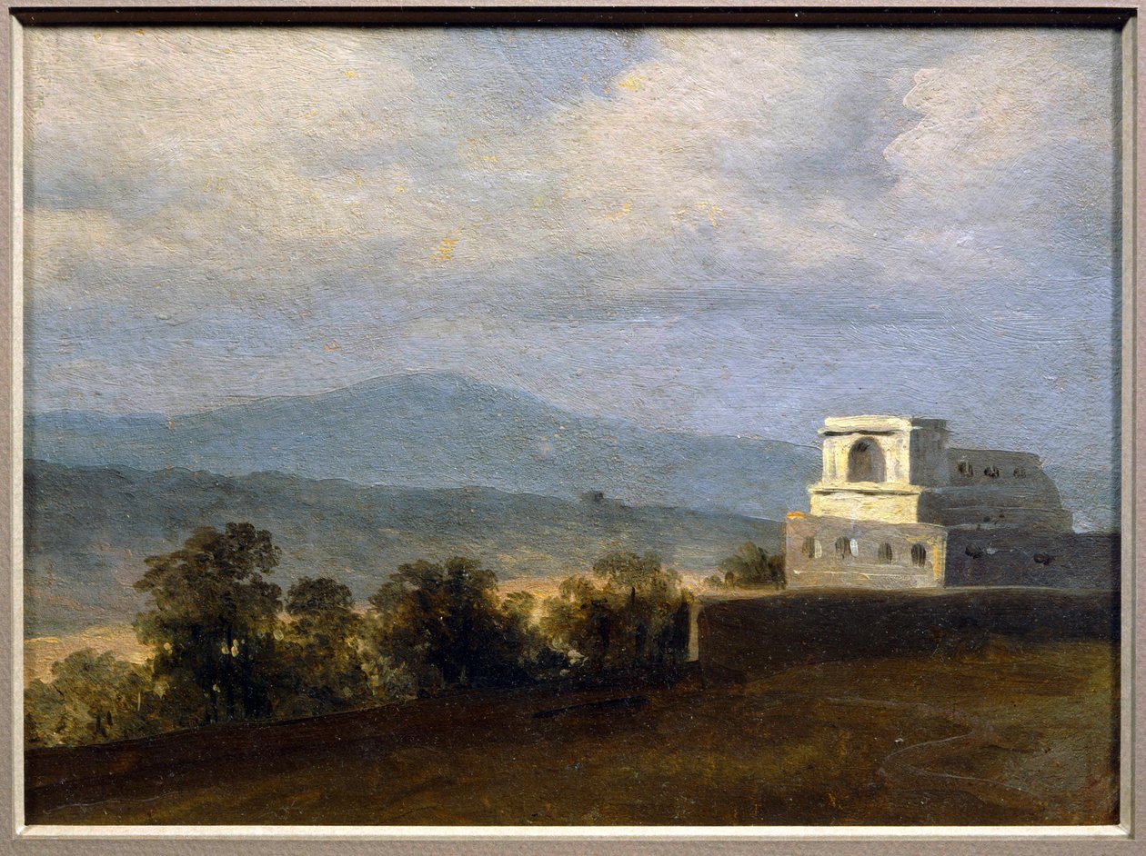 i€ la villa Borghèse: the pavilion - Pavillon on the grounds of the Villa Borghèse ... 作者 皮埃尔·亨利·德·瓦朗谢讷