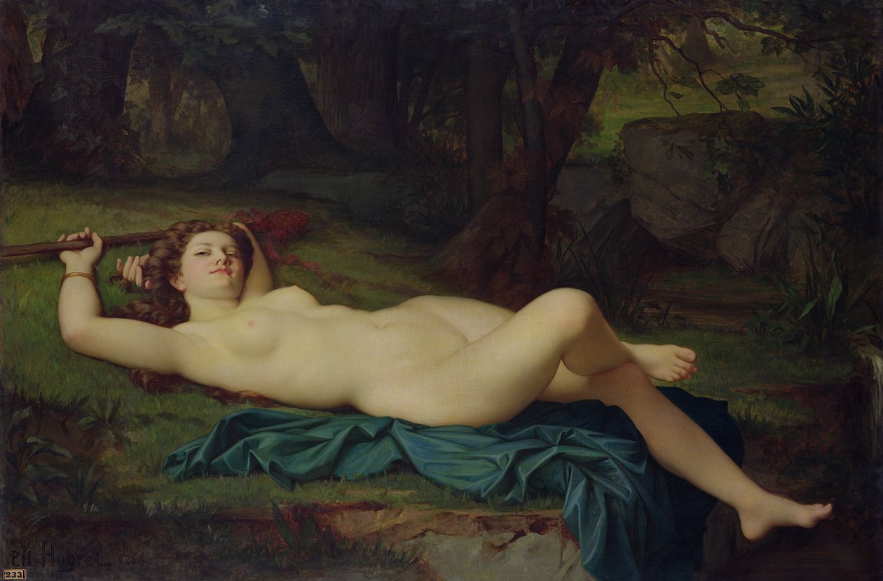 Bacchante，1864年 作者 皮埃尔·奥诺·休格勒