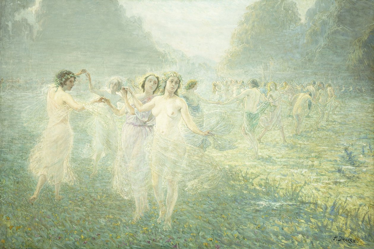 仙女们的晨舞; La Ronde Matinale des Sylphides 作者 皮埃尔·雅克·迪尔克斯