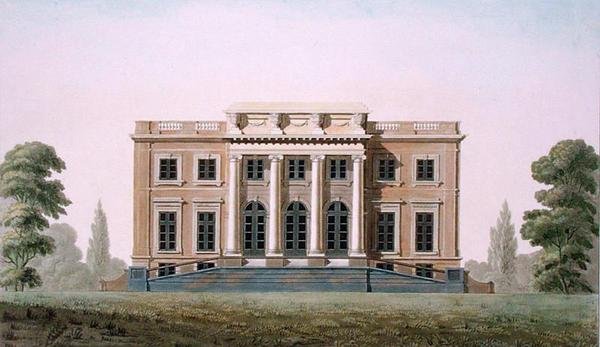 Oudenaarde附近的Wannegem城堡，出自Pierre Jacques Goetghebuer的《Choix des Monuments, Edifices et Maisons les plus remarquables du Royaume des Pays-Bas》，1827年出版（水印）（另见189235）。 作者 皮埃尔·雅克·格特赫布尔