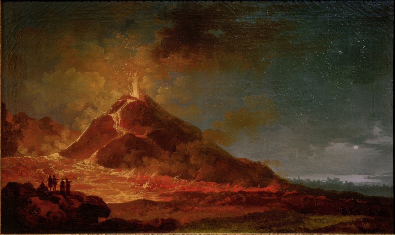 1771年5月14日维苏威火山的喷发 作者 皮埃尔·雅克·沃尔莱尔