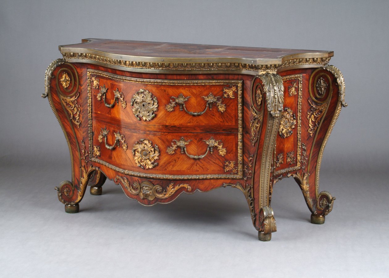 Commode, c.1760-75 (rosewood & gilt bronze) 作者 皮埃尔·朗格卢瓦
