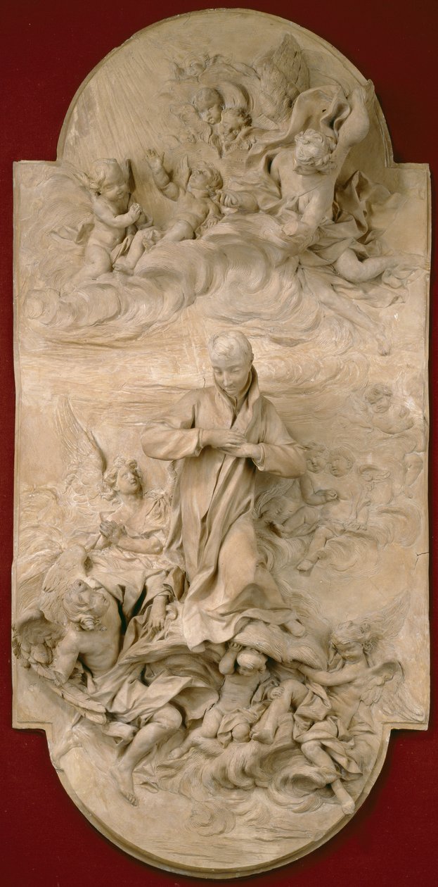 荣耀中的S.Luigi Gonzaga，c.1696年（兵马俑） 作者 皮埃尔·莱格罗斯