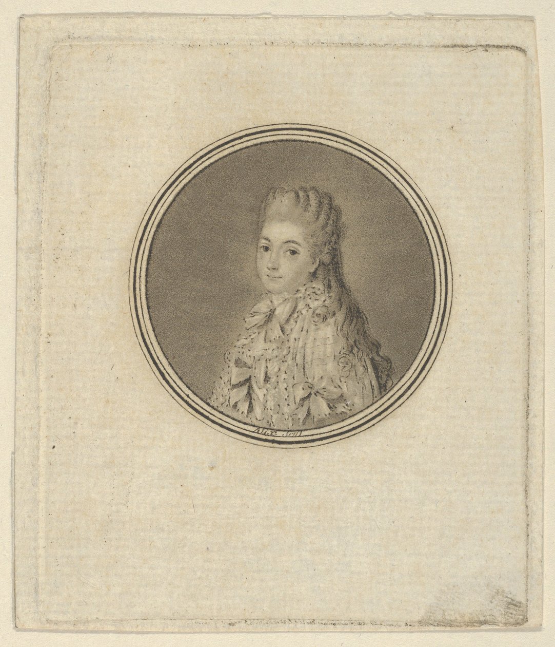 安妮-德-肖蒙-吉特里，安布利蒙伯爵夫人，1780-1817。 作者 皮埃尔·米歇尔·阿利克斯